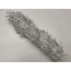 100% <b>Linen</b> <b>Yarn</b> Strip for Weaving Textile Art Crafts-Frizz Ribbon Coin Style - Product Image 3