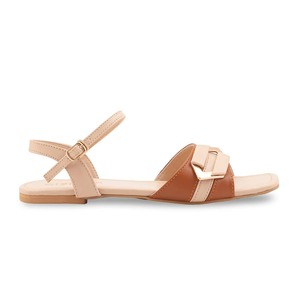 Sandalias Clásicas de Tacón Bajo para Mujer, Estilo Minimalista, con Tiras Ajustables y Correa en el Tobillo, Ideales para Bodas - Product Image 1