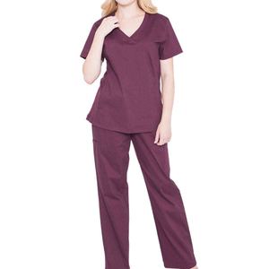 Dernier modèle d'uniforme médical pour femmes, 100% coton, léger, ensembles de blouses médicales pour hôpital, uniforme d'infirmière confortable, OEM - Product Image 1