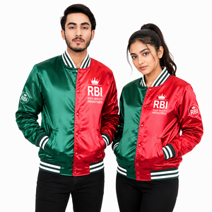 Satin Varsity <b>Jackets</b>, Custom Satin <b>Baseball</b> <b>Jackets</b>, <b>Bomber</b> <b>Jackets</b> - Product Image 5