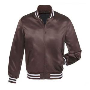 Vestes varsity tendance style streetwear pour hommes, manches longues, poches personnalisées, design haut de gamme. - Product Image 6