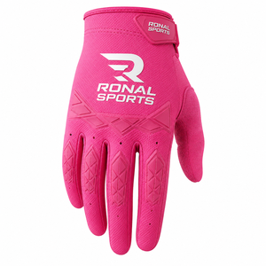 RONAL SPORTS High Quality Full Finger Unisex Cycling <b>Gloves</b> for BMX MTB <b>MX</b> Motocross Breathable Polyester Cotton Buckle Closure - Product Image 1