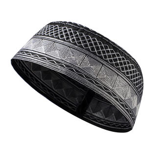 Chapeaux de prière musulmans ethniques pour hommes, prix de gros, casquette de haute qualité en tissu respirant, couleurs et tailles personnalisables, pour usage en mosquée - Product Image 3
