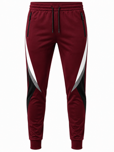 Chándal Deportivo para Hombre con Bloques de Color, Sudadera con Cremallera Completa y Cuello Alto, Bolsillos Laterales, Poliéster y Algodón, Colección Otoño 2026 - Product Image 3