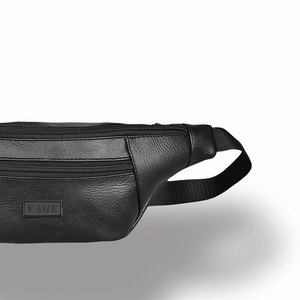 Sac banane moderne avec logo personnalisé, sac ceinture compact résistant à l'eau avec plusieurs compartiments pour le sport et les voyages - Product Image 4