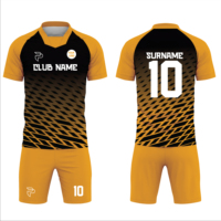 Maillot de football pour le jour du match, ensemble uniforme de football prêt à l'emploi, tissu performant respirant, kit de sport d'équipe, article très demandé