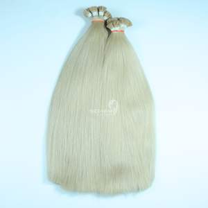 Meilleur prix pointe plate pré-collé Vietnam extensions de cheveux Remy droites naturelles fabricant sans enchevêtrement de la société vietnamienne - Product Image 4