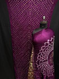 <b>Red</b> Hand Drawn Silk <b>Saree</b> Women Traditional Indian Pakistani Wedding Floor-Length Ethnic Sari Regular Fit All Seasons - Product Image 2