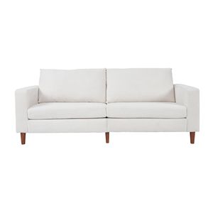 2139 Divano Moderno in Velluto a Coste Beige per Soggiorno e Balcone (2139BG) - Product Image 1