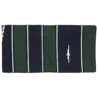 Tapis de selle rayé en cuir pour l'équitation, coussin de protection pour l'entraînement de barrel racing, accessoire d'équitation, ensemble de selle western personnalisé OEM