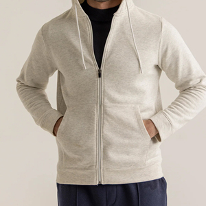 <b>Sherpa</b> Fleece <b>Men</b> Zip Up <b>Hoodie</b> Oversized Warm Teddy Jacket Winter Casual Streetwear Soft Plush Custom Logo Outerwear - Product Image 5