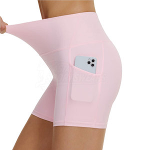 Shorts de yoga taille haute respirants pour femmes, tissu doux et confortable, parfaits pour la salle de sport, le jogging, l'entraînement à domicile et la course à pied - Product Image 5