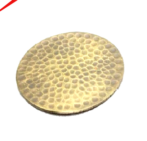 Luxury Metal Hammered Coaster Mats Elegant High Quality Home & Table Drink Safety <b>Pads</b> Kitchen Used Coaster <b>Pads</b> - Product Image 1