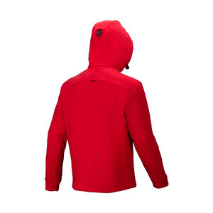Blouson de motard pour homme 2026, rouge, à manches longues, coupe-vent, à capuche, en polyester, pour l'automne, style unique - Product Image 2