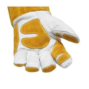 Guantes de Seguridad de Cuero Vacuno de Primera Calidad, Grado AB, Resistentes, Anti-Corte, Antideslizantes, Sin Látex, para Jardinería - Product Image 2