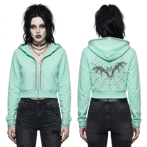 Sweat-shirt oversize en molleton vieilli pour femme, rose poudré, style streetwear personnalisé, avec imprimé graphique vintage 'Vampire Lady Wine' - Product Image 5