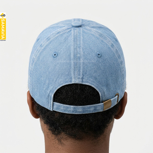 Gorra de Béisbol Casual de Mezclilla Desgastada Samavia, Gorra de 7 Paneles Personalizada para Béisbol y Sóftbol, Venta al Por Mayor - Product Image 4