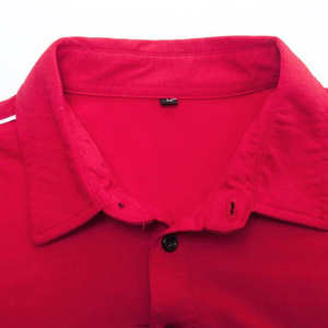 Chemises formelles pour hommes à manches courtes en polyester/coton, avec impression sérigraphique de logo personnalisé, tricotées, écologiques, en vente en ligne - Product Image 2