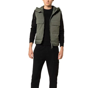 Gilet d'hiver personnalisé avec logo OEM pour homme, vêtement de mode sans manches de haute qualité, gilet en duvet pour homme - Product Image 3