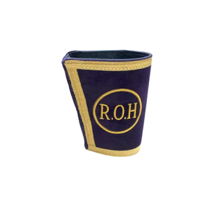 Manguitos de Regalia Masónica Bordados a Mano Personalizados, Manguitos de Regalia Masónica con Bordado Táctico, Delantales de Maestro Masón - Product Image 4