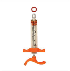 Jeringa Veterinaria Manual de Acero Inoxidable Reutilizable de Alta Calidad CHC TPX BD con Certificación CE y Función de Seguridad para Vacunas Equinas - Product Image 5