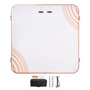 Piattaforma Galleggiante Gonfiabile 10x10FT con Superficie Antiscivolo e Borsa Portatile per Mare e Occasioni di Festa - Product Image 1