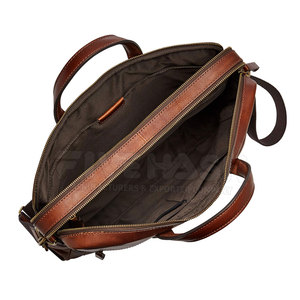 Leather <b>Laptop</b> Bag With Soft Interior And Strong Exterior Build Perfect For Safe <b>Laptop</b> Carry Office Use And Daily Travel Needs - Product Image 3