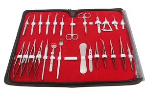 Juego de 26 Instrumentos Quirúrgicos Oftálmicos Básicos de Grado Quirúrgico, Fuente de Alimentación Manual, Instrumentos Quirúrgicos Afilados - Product Image 2