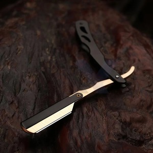 Professional Manual Barber Swing Lock Stainless Steel Six Blade Face Shaver Straight Edge Folding <b>Razor</b> for <b>Men</b> Beard Trimming - Product Image 6