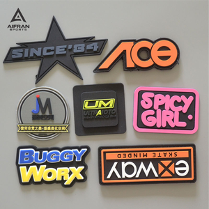 Aifran Custom Soft PVC Rubber Patch for Uniform <b>Hats</b> <b>Bags</b> Jackets Durable Waterproof Embossed Logo Patch Manufacturer - Product Image 6