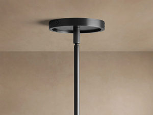 Lámpara de Techo Moderna de Acero Blanco con Pantalla de Vidrio Cónica, 6 Luces, Altura Ajustable, Fácil Instalación para Iluminación Residencial - Product Image 5