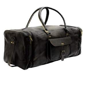 Sac de voyage en cuir imperméable de style nouveau, couleur unique, sac à dos de sport d'extérieur, sac de voyage en cuir tendance à vendre - Product Image 6