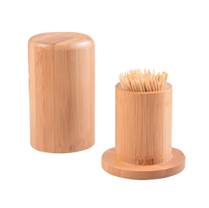 Caja de Palillos de Dientes Creativa y Ecológica, Caja de Palillos de Dientes de Bambú, Contenedor de Palillos de Dientes de Madera para el Hogar y Restaurantes - Product Image 2