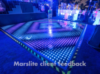 Piste de danse LED vidéo, lumières DJ, panneau matriciel portable, piste de danse lumineuse LED, sol à pixels numériques