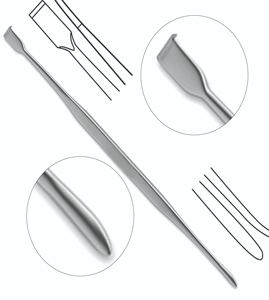 Howarth Periosteal Elevator ENT Surgical Instrument Stainless Steel Double Ended Nasal Septum Dissector Rhinoplasty <b>Tool</b> - Product Image 4