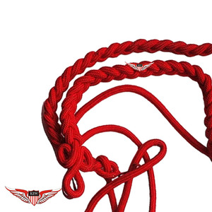 Red <b>Braided</b> Parade Aiguillette Red Leading Aiguillette Dress Shoulder <b>Cord</b> - Product Image 2