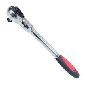 Poignée à cliquet pivotante à tête ronde 72T, tige ronde avec poignée 2K - Product Image 1