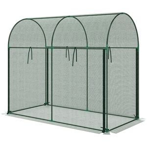 Grande Rete da Giardino per Esterni 6 X 3 X 5 Gabbia Verde per Colture con Porta con Cerniera per Proteggere le Piante - Product Image 1