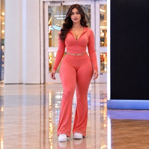71. Survêtement en molleton brossé 400 g/m² pour femmes, style streetwear, idéal pour l'hiver, pour les détaillants de mode (vente en gros) - Product Image 6