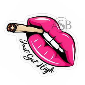 ถาดอะคริลิคสำหรับต่อขนตาแบบยั่งยืน รูปทรงริมฝีปาก สีชมพูสดใส ยี่ห้อ Just Get High Pink Lips Lash Tile อุปกรณ์เสริมความงาม - Product Image 4
