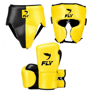 Ensemble de boxe et d'entraînement Fly en cuir véritable personnalisé, très confortable et offrant une protection élevée – Meilleures ventes - Product Image 6