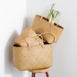 Sacs de shopping en jonc de mer les plus vendus, sacs de voyage en jonc de mer pour l'extérieur, sacs écologiques à prix avantageux en gros - Product Image 4
