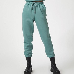 Conjunto de Sudadera con Capucha de Dos Piezas Casual para Mujer con Logotipo Personalizado, Corte Holgado, Color Sólido, Forro Polar, Manga Larga, para Todas las Temporadas, OEM ODM - Product Image 3