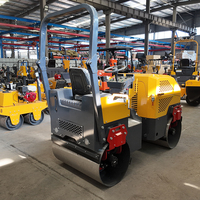 Compacteur vibrant hydraulique de 1,5 tonne à prix d'usine, machine de compactage routier