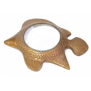 Condensador de lupa con forma de cangrejo de Venta caliente con lupa de Acabado plateado para libros, documentos y papel de noticias para artículos de oficina - Product Image 5