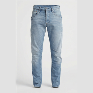 Jeans de Mezclilla de Corte Recto y Ajustado para Hombre, Cintura Media, Algodón, Estilo Casual de Primavera - Product Image 3