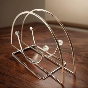 Modern Table Decor Metal Napkin Holder For Dining Table Durable Structure Stylish Home Kitchen Dining Accessory - Product Image 2