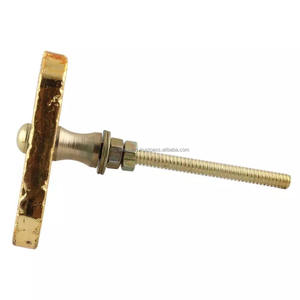 Perillas de puerta de ágata natural al por mayor, cristal entero de orgón con técnica tallada para cajón y perilla de piedras preciosas de armario - Product Image 1