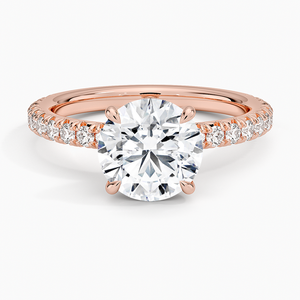 Anillo de Compromiso Amelie Vintage con Tres Piedras de Moissanita, Chapado en Oro de 14K, Engaste de Garras, Certificado GRA, Unisex, para Aniversario de Bodas - Product Image 3