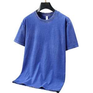 T-shirt unisexe vintage en coton 100% 260 g/m² pour usage quotidien, délavé à la pierre, à manches courtes et col rond, pour hommes et femmes - Product Image 6